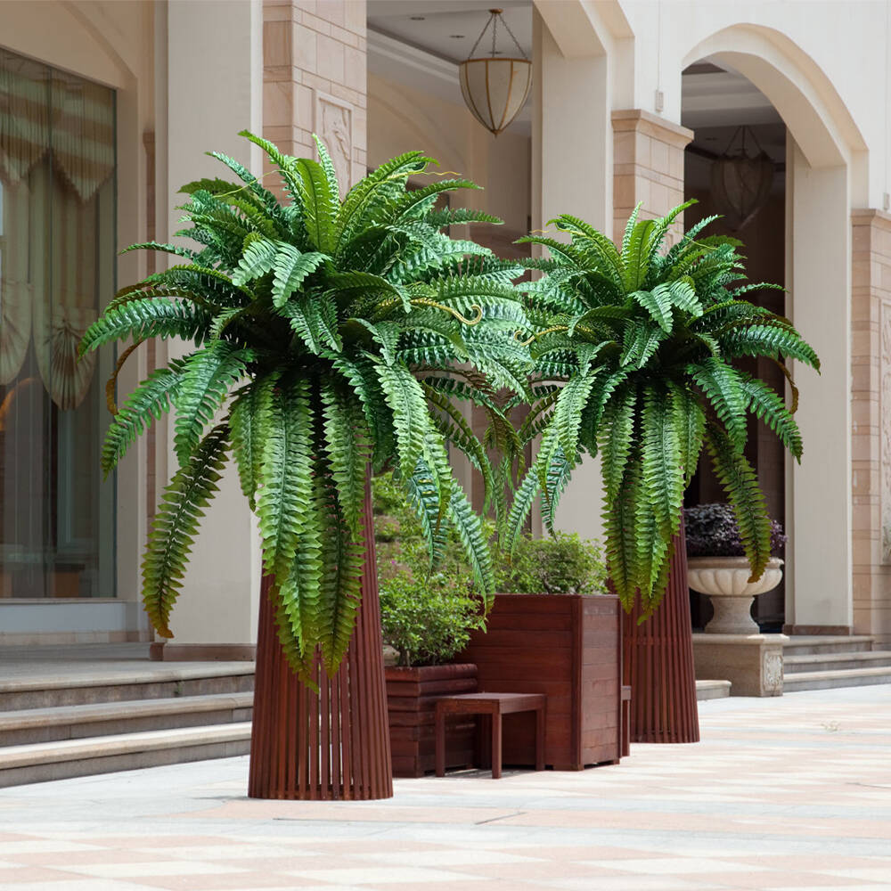 Dracaena Marginata - 28/58/88 Leaves Artificial Boston Fern Large
