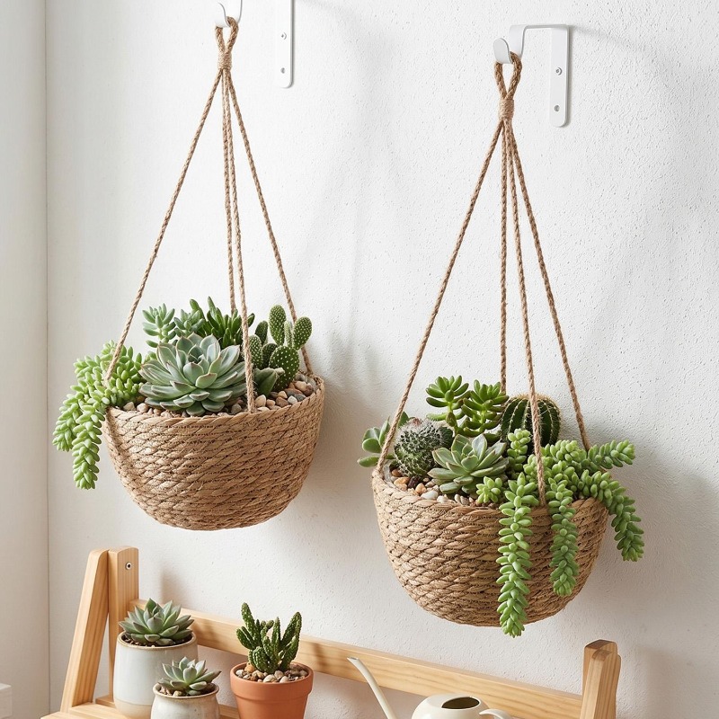 1/3x Rope Hanging Planter Bask - Spider Plant Hanging avis et prix