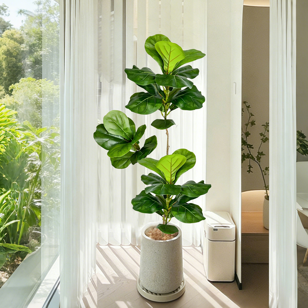 70-135cm Large Artificial Fidd - Ficus Lyrata Tree avis et prix