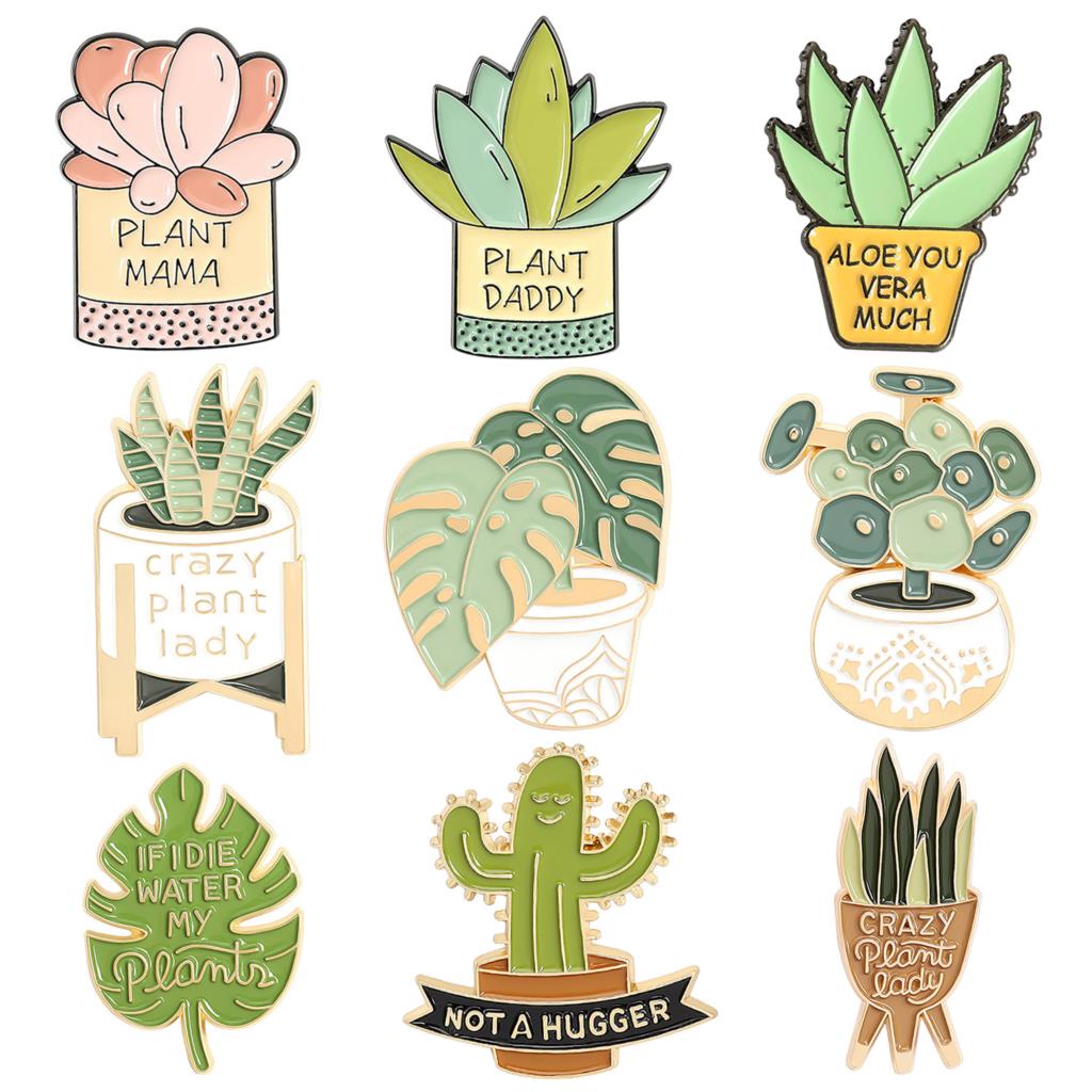 Potted Plant Brooch Monstera A - Aloe Vera Pot avis et prix