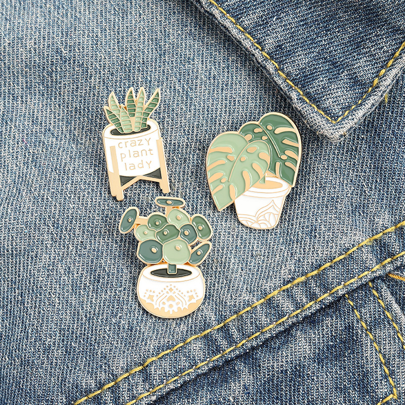 Potted Plant Brooch Monstera A - Aloe Vera Pot avis et prix