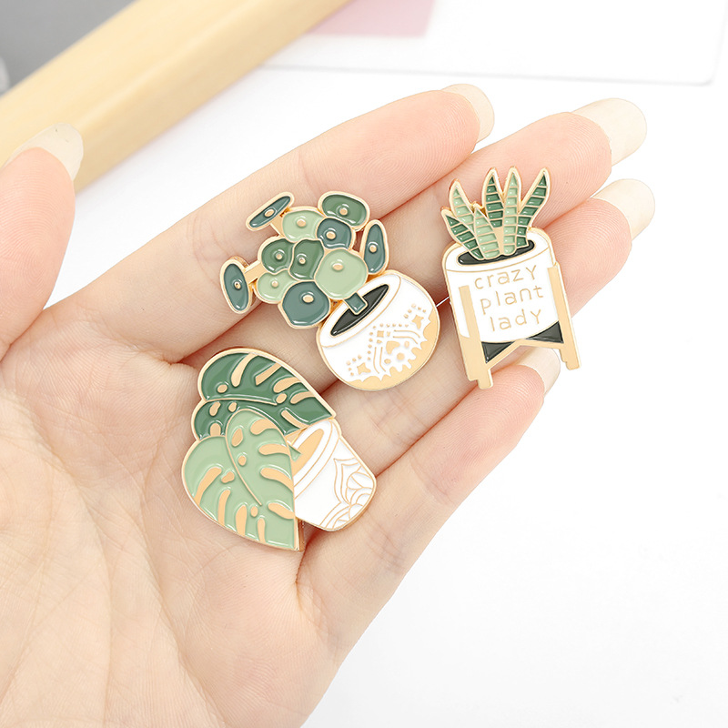 Potted Plant Brooch Monstera A - Aloe Vera Pot avis et prix