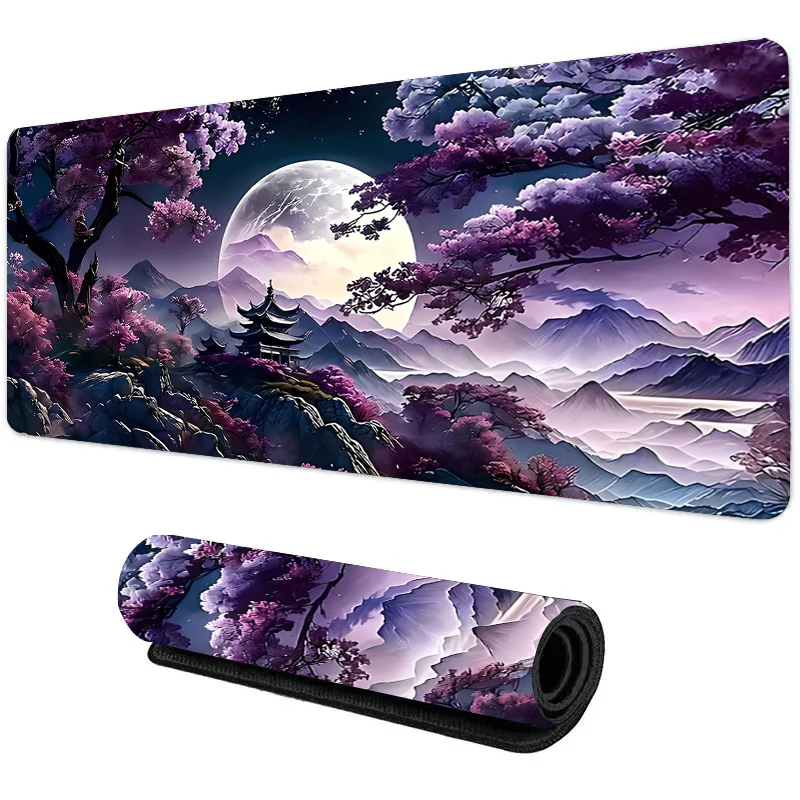 Purple mountain moon Mouse Pad - Tradescantia Purple avis et prix