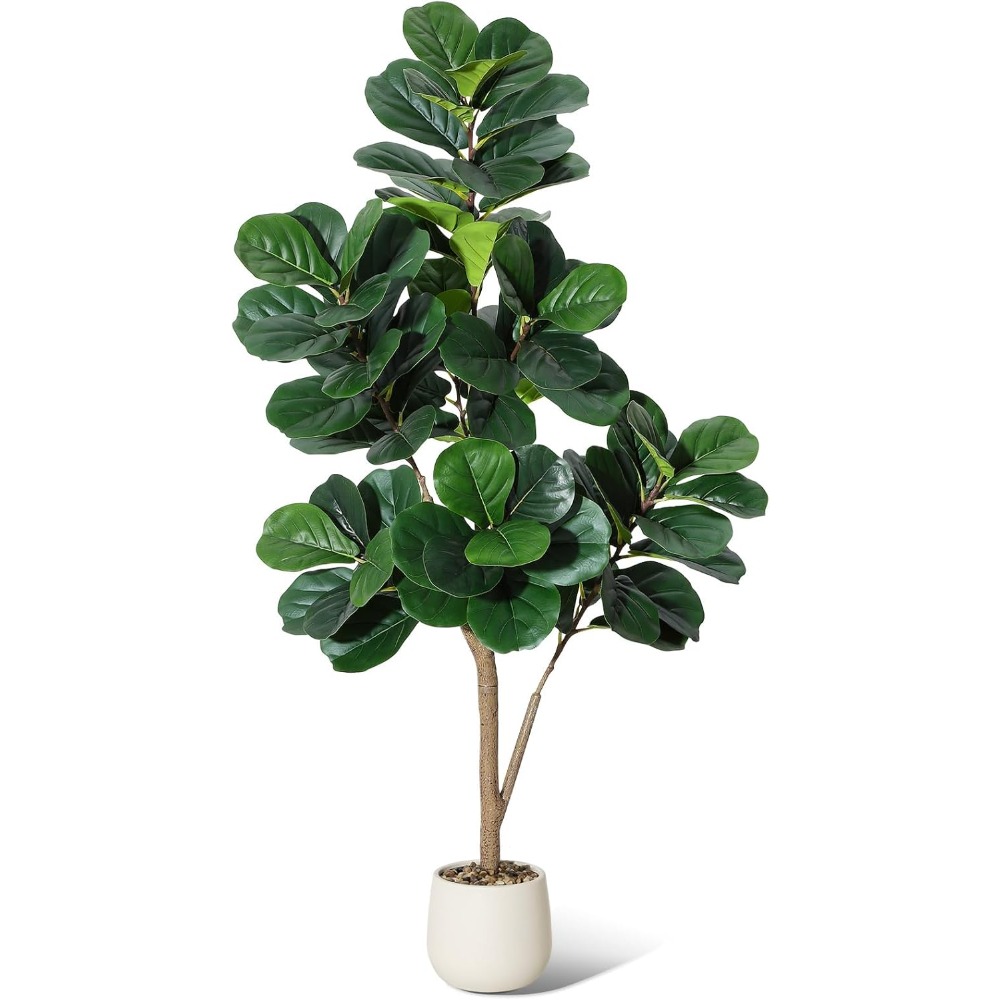 Lifelike Artificial Fiddle Lea - Ficus Lyrata Tree avis et prix