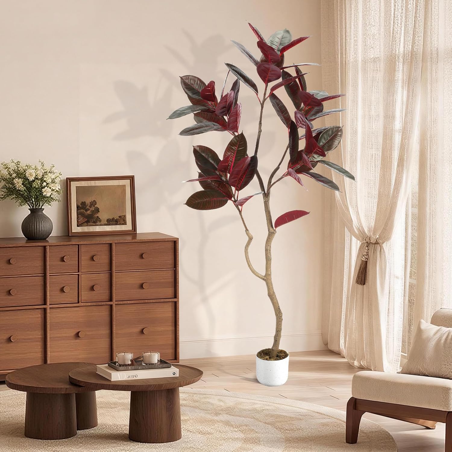 Artificial Fiddle Leaf Fig Tre - Ficus Lyrata Tree avis et prix