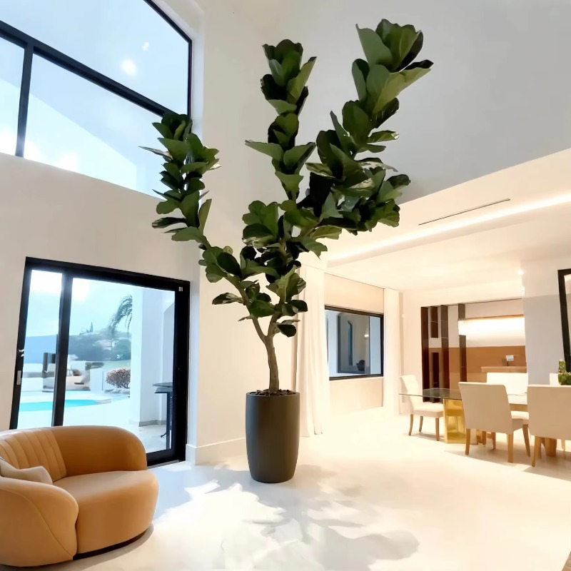 Artificial Plants Indoor Potte - Ficus Lyrata Tree avis et prix