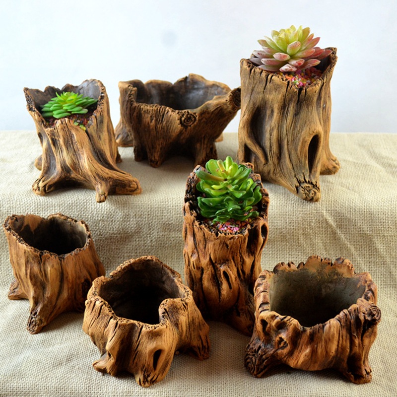 Imitation Wooden Stakes Tree R - Echeveria Succulent avis et prix