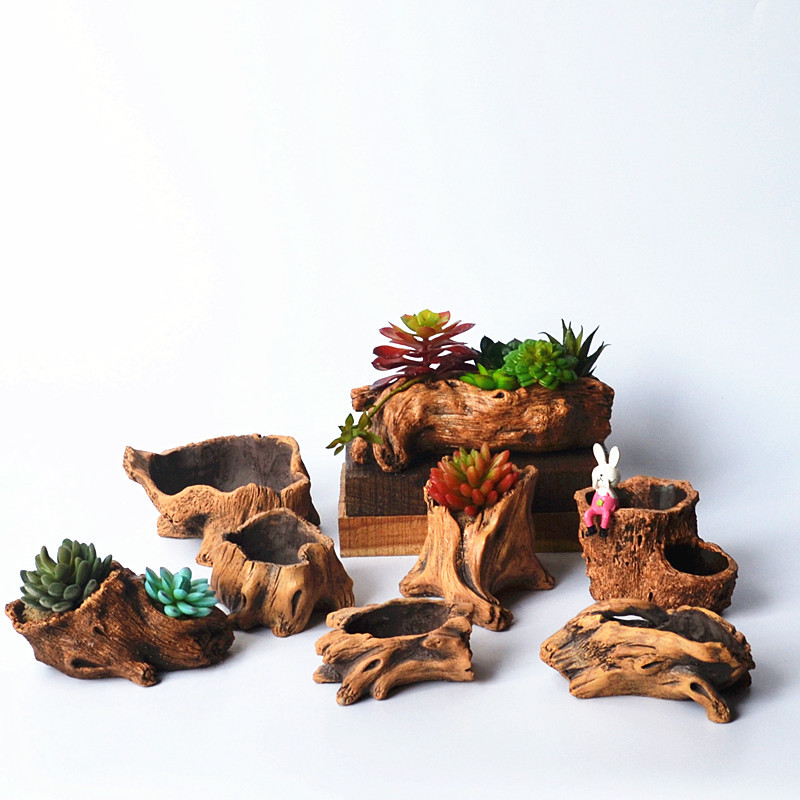 Imitation Wooden Stakes Tree R - Echeveria Succulent avis et prix