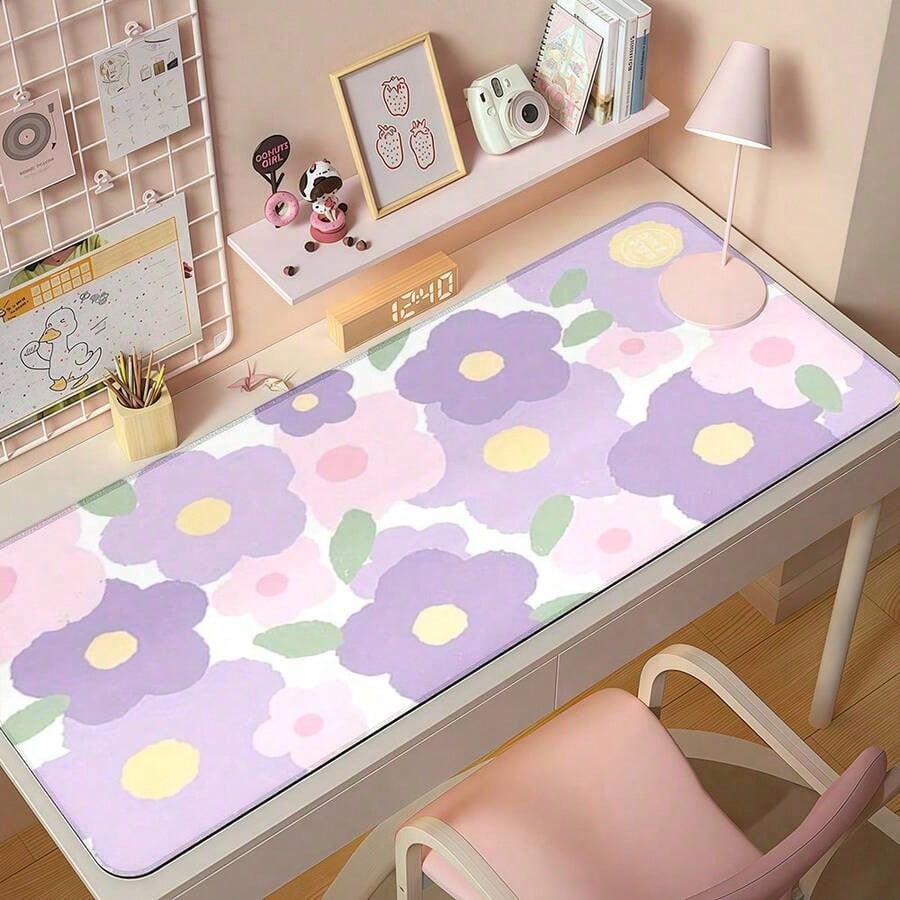 Purple Flower Mouse Pad - Larg - Tradescantia Purple avis et prix