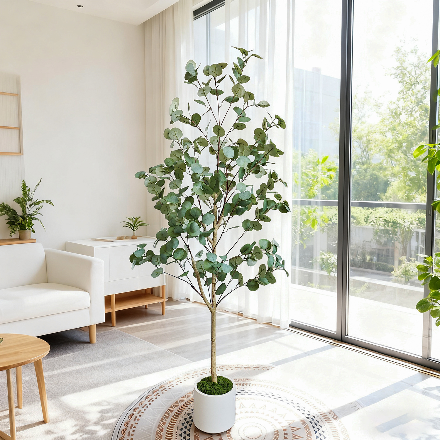 120-155Cm/5.1Ft Artificial Euc - Dracaena Marginata avis et prix