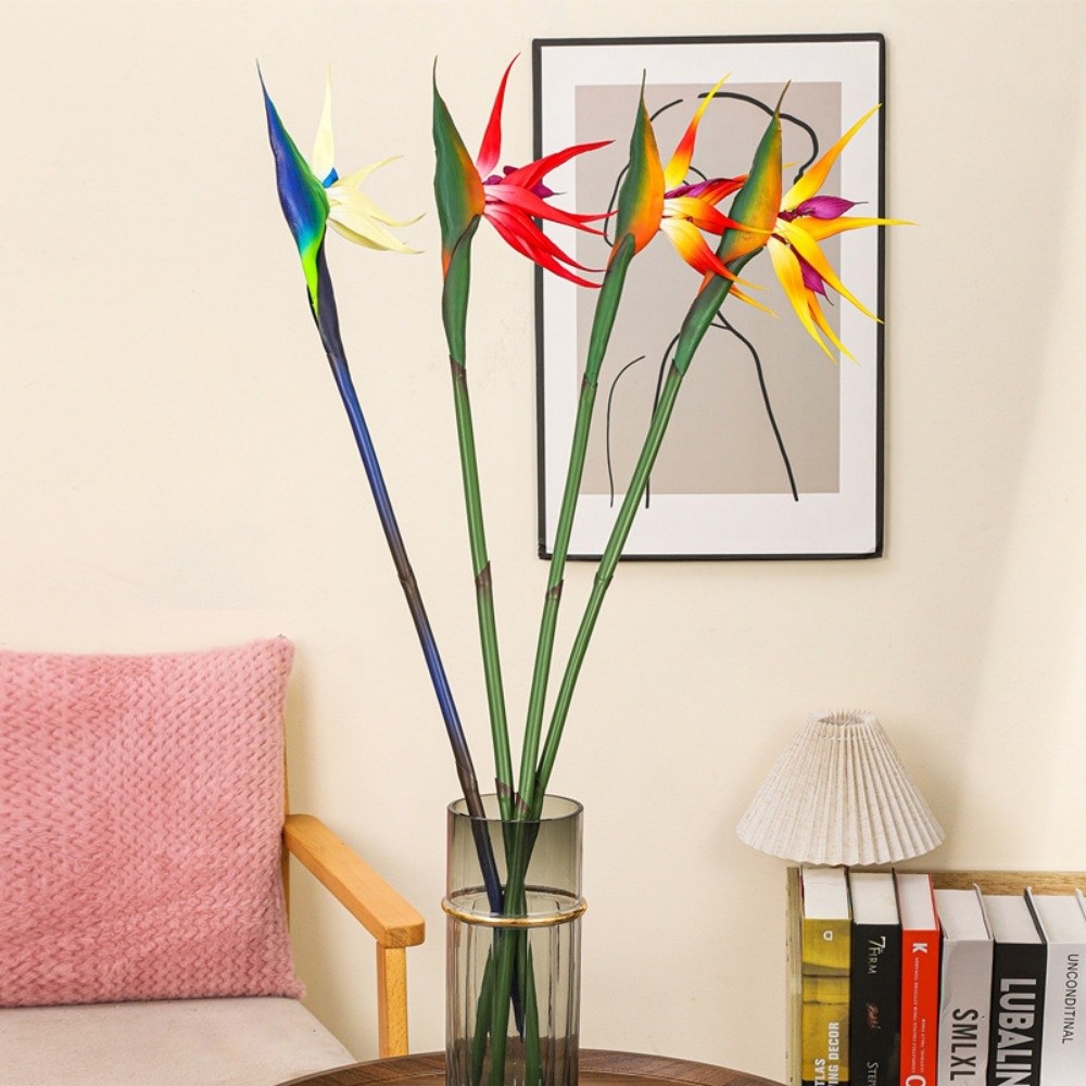 New Long Stem Artificial Bird  - Bird Paradise Strelitzia avis et prix