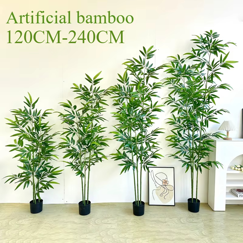 Artificial Green Bamboo Fadele - Dracaena Marginata avis et prix