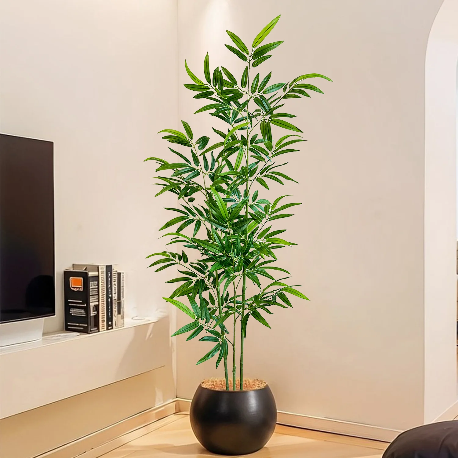 Artificial Green Bamboo Fadele - Dracaena Marginata avis et prix