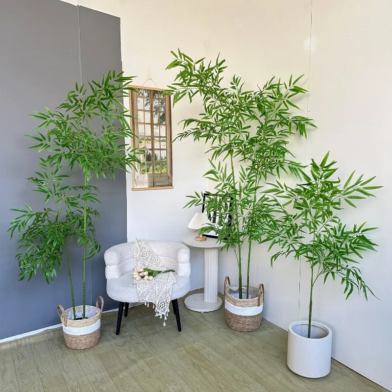 Artificial Bamboo Large Green  - Dracaena Marginata avis et prix