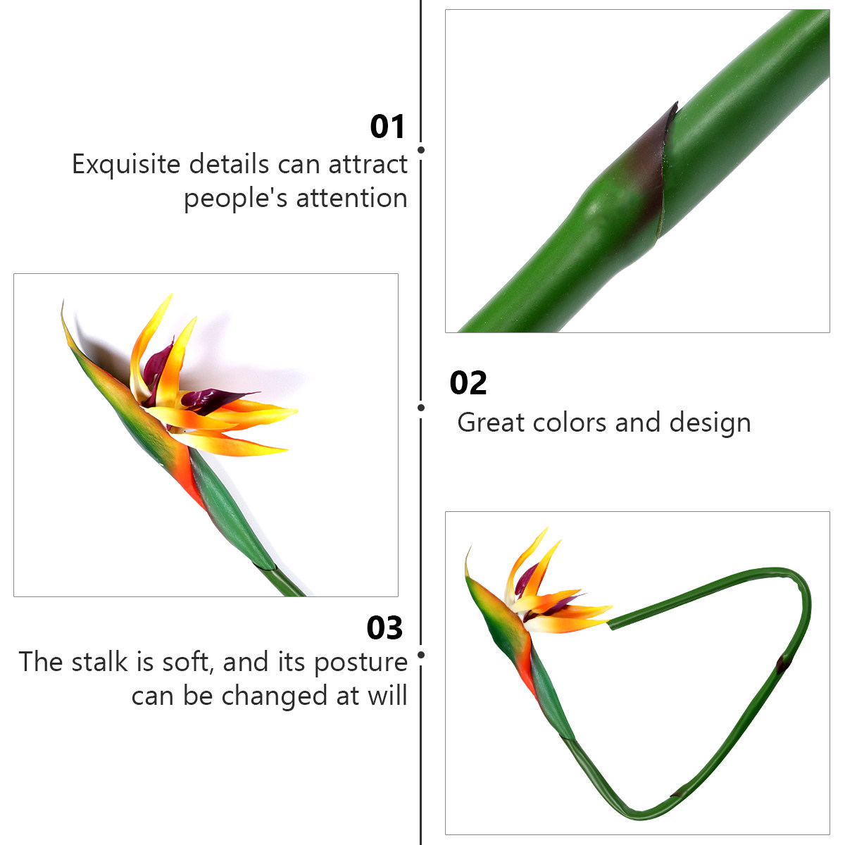 Artificial Bird of Paradise Pl - Bird Paradise Strelitzia avis et prix
