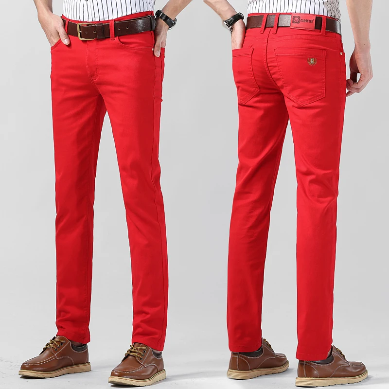 Men's Colorful Denim Stretch S - Aglaonema Red avis et prix