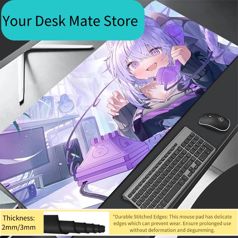 Mousepad Anime Purple Hair Gir - Tradescantia Purple avis et prix