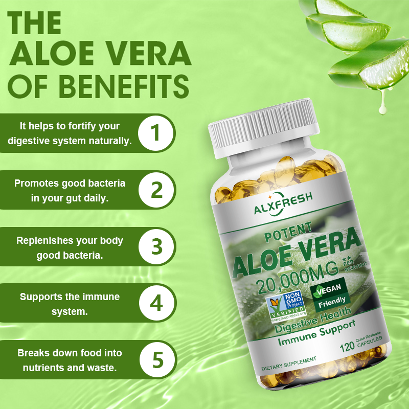 Aloe Vera Capsules Improve Dig - Aloe Vera Pot avis et prix