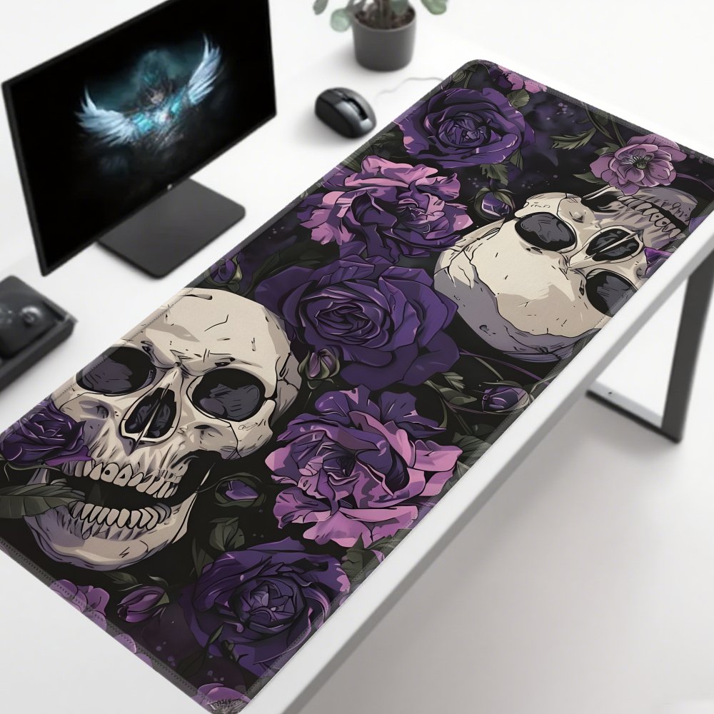 Gothic skull and purple flower - Tradescantia Purple avis et prix